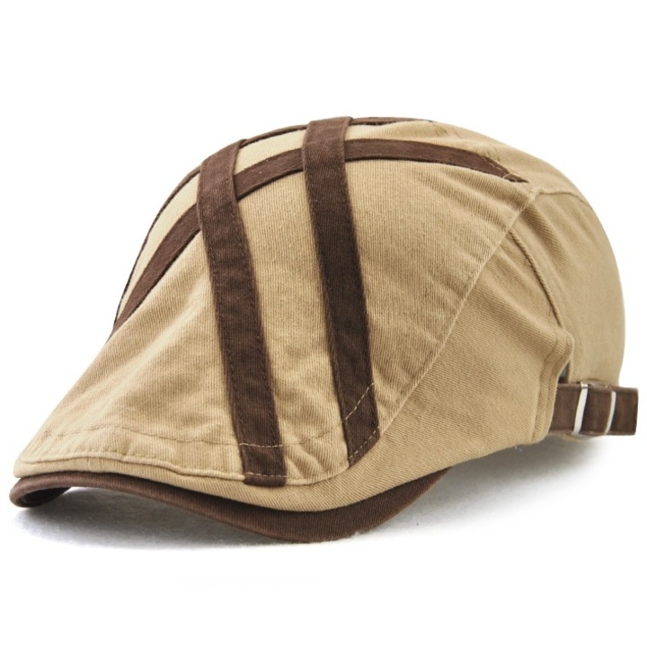 Baretă bărbați IZMAEL BR-26005, maro, 56-58cm, material bumbac și lână