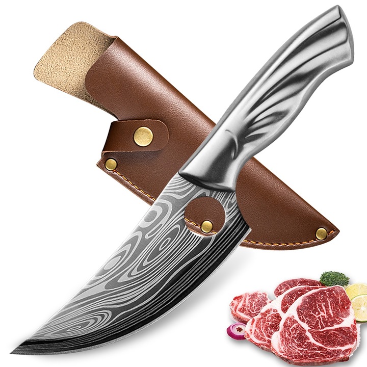Clește de bucătărie IZMAEL FU-18450, argintiu, 25, 5cm, cu teacă