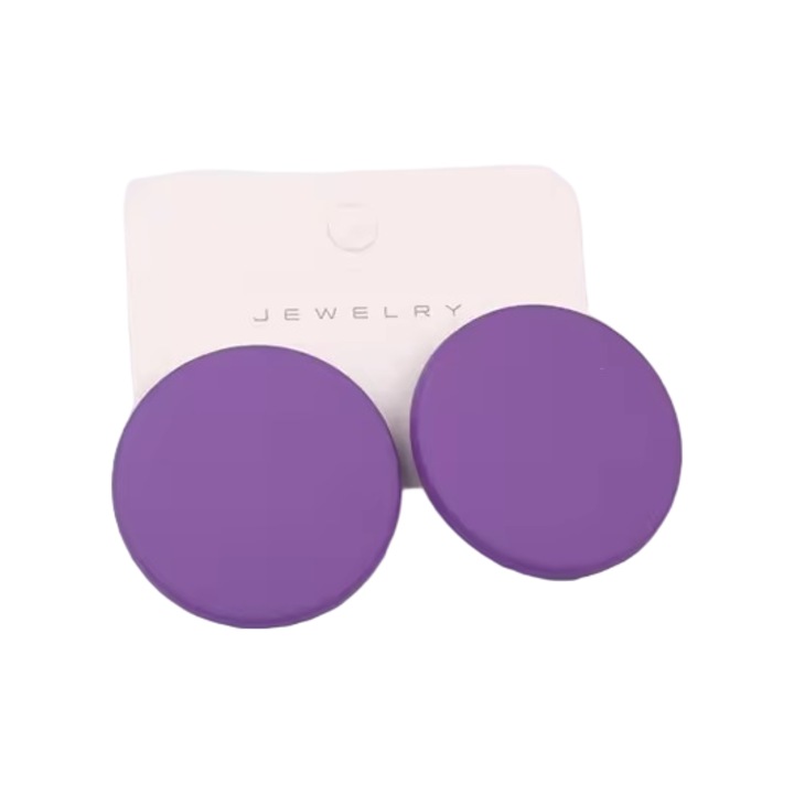 Cercei IZMAEL LI-30498, violet, 3, 4cm