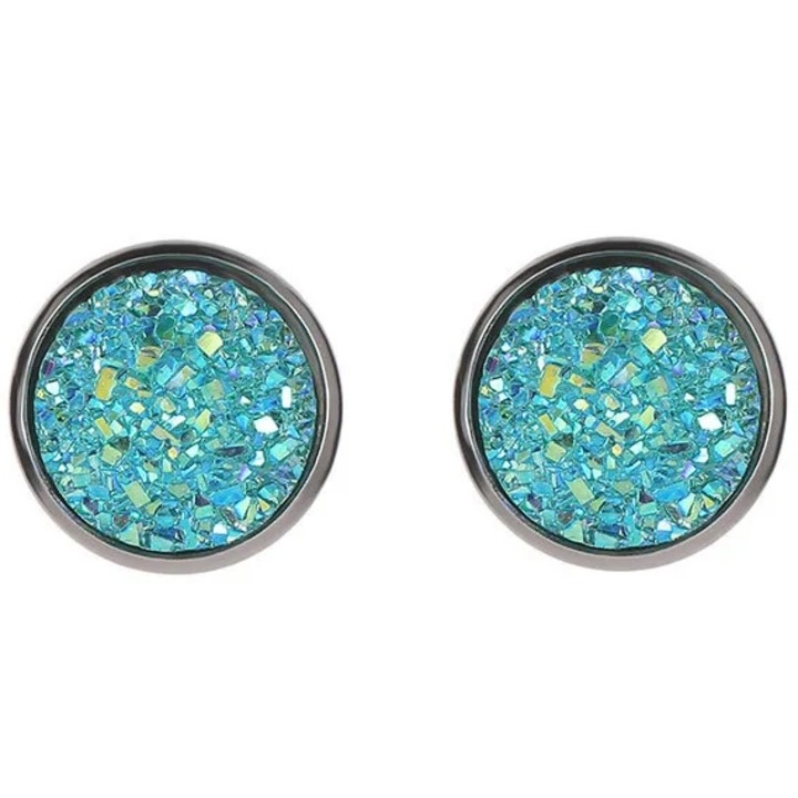 Cercei VI-28274, IZMAEL, albastru, 1, 4cm, set cu bratari VI-28274