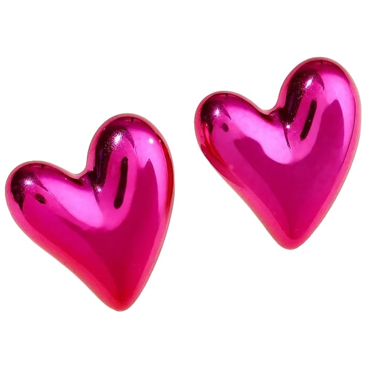 Cercei IZMAEL AD-33363, roz, 3x2, 5cm