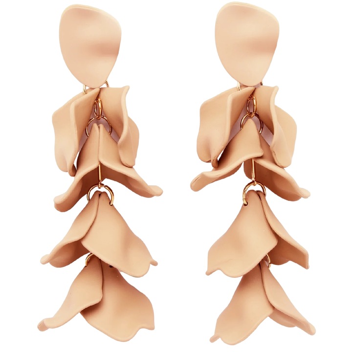 Cercei IZMAEL KI-34000, portocalie deschisa, 10, 5x2, 5cm