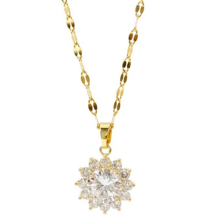 Colier IZMAEL LO-28424, 36cm + 5cm, aurie, pandantiv 1, 1cm x 0, 8cm