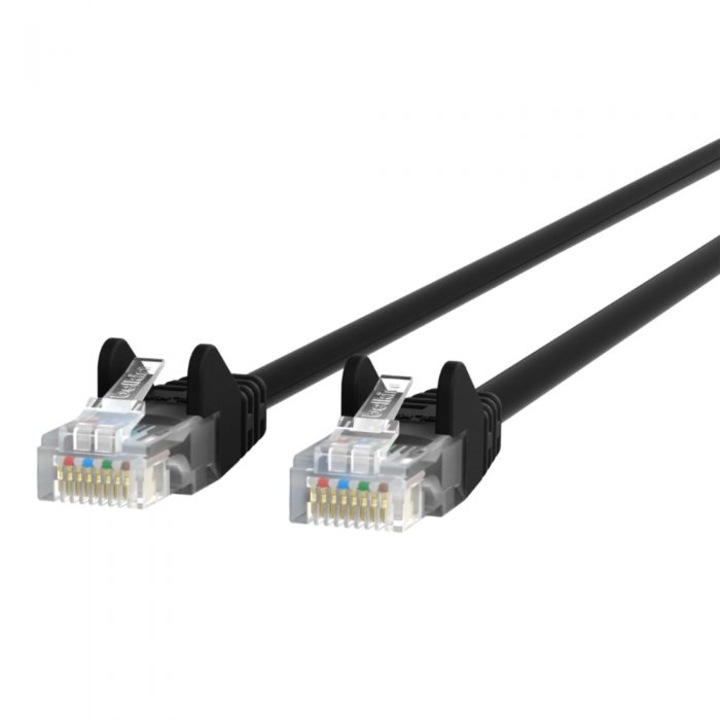 Cabluri, Belkin, CAT5E, 1m, negru
