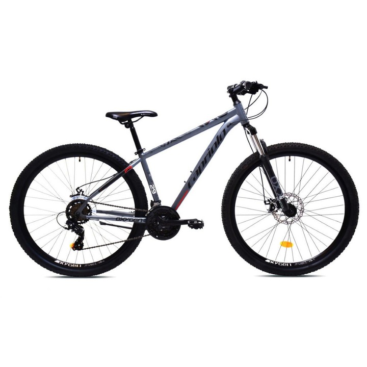 Capriolo Oxigen 29er MTB kerékpár 16" Grafit-Piros