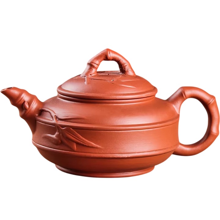 Чайник IZMAEL ZH-37648, бамбукова гравюра, кафяв/червен, 300 мл