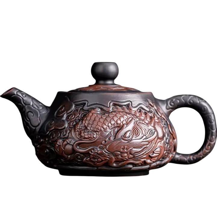 Ceainic IZMAEL LO-37656, ceramică 3D, marron, 260ml