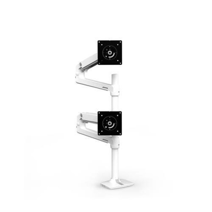 Ergotron TV tartó, LX Dual Stacking Arm, magas, 2 karos, fekete