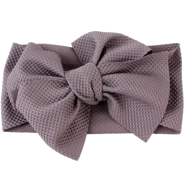 Bentita pentru copii Fundita - Gri