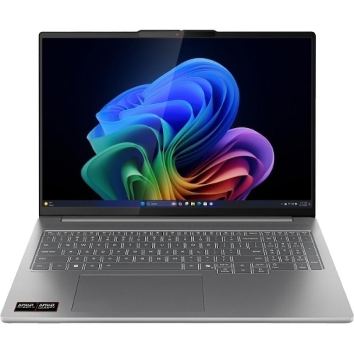 Laptop Lenovo IdeaPad Pro 5 16AKP10, 16" 2.8K (2880x1800) OLED 500nits (typical) / 1100nits (peak) Glossy, 100% DCI-P3, 120Hz VRR, DisplayHDR™ True Black 1000, AMD Ryzen™ AI 7 350 (8C / 16T, 2.0 / 5.0GHz, 8MB L2 / 16MB L3), video Integrated AMD Radeon™