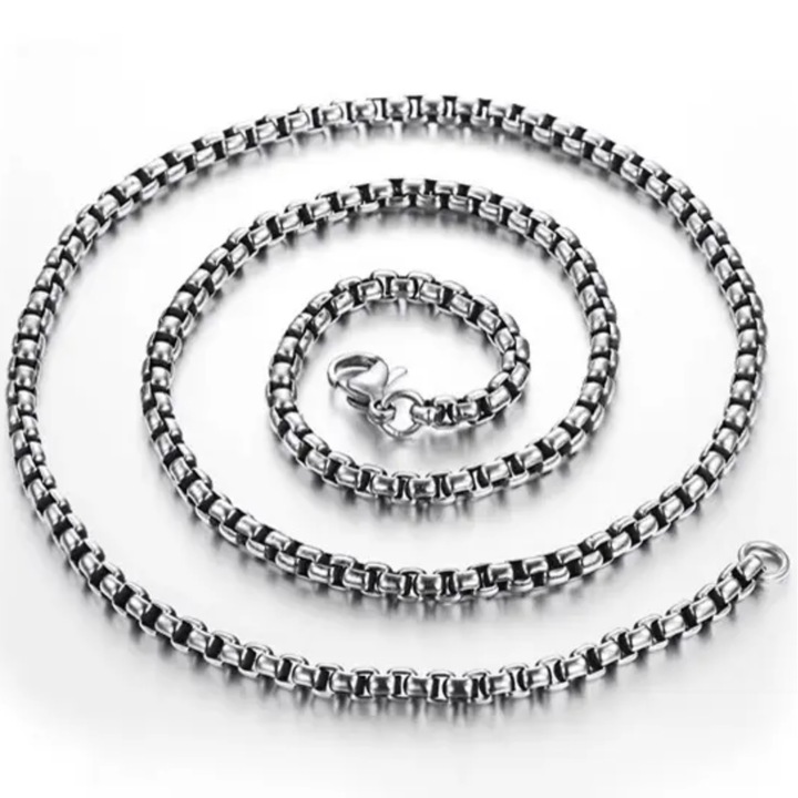 Lantisor TA-34557 - Argintiu / 70cm / 2mm