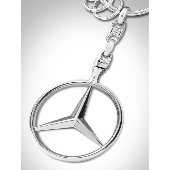 Két darabos DEPOX® kulcstartó készlet, gyűjtői kiadás, fém, ezüst