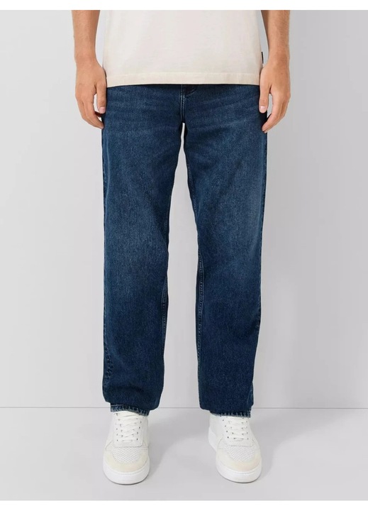 Q/S by s.Oliver Blugi barbati Pete, cu talie medie, Regular fit, Straight leg, Bleumarin inchis