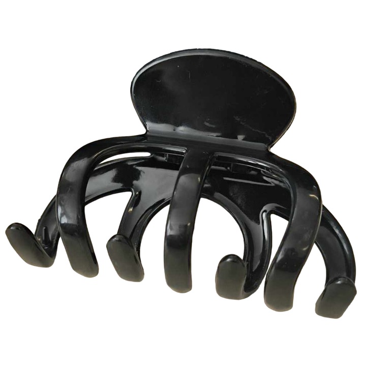 Clama de păr IZMAEL, neagră, 7, 5x6cm