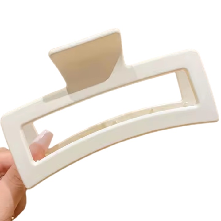 Clama de păr IZMAEL LU-30648, alb, 12, 5x5, 5cm