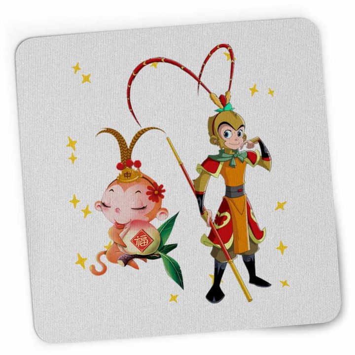 Gaming egérpad Sun Wukong King Monkey Antic, 21x19cm