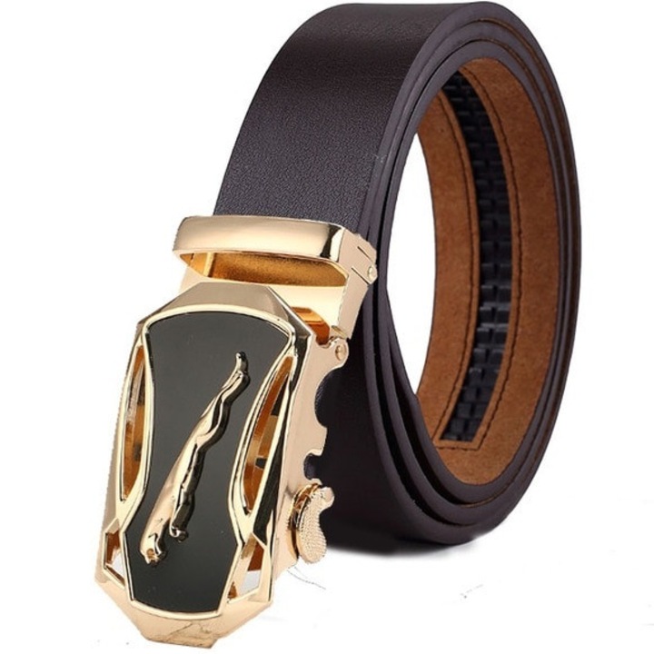 Férfi öv, IZMAEL, BR-4031, állítható, arany, 125cm