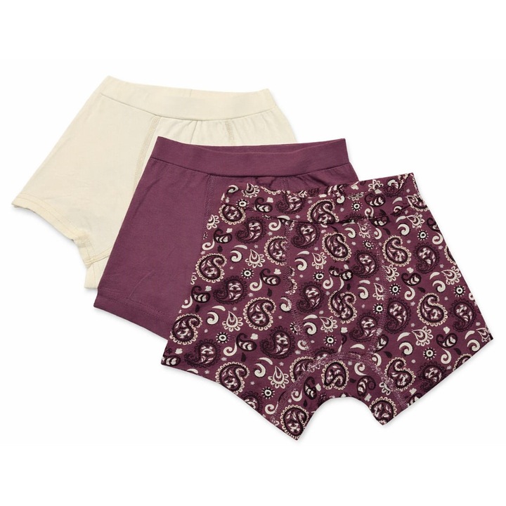 Set 3 Boxeri, Baieti, Bumbac, Produs Egiptean