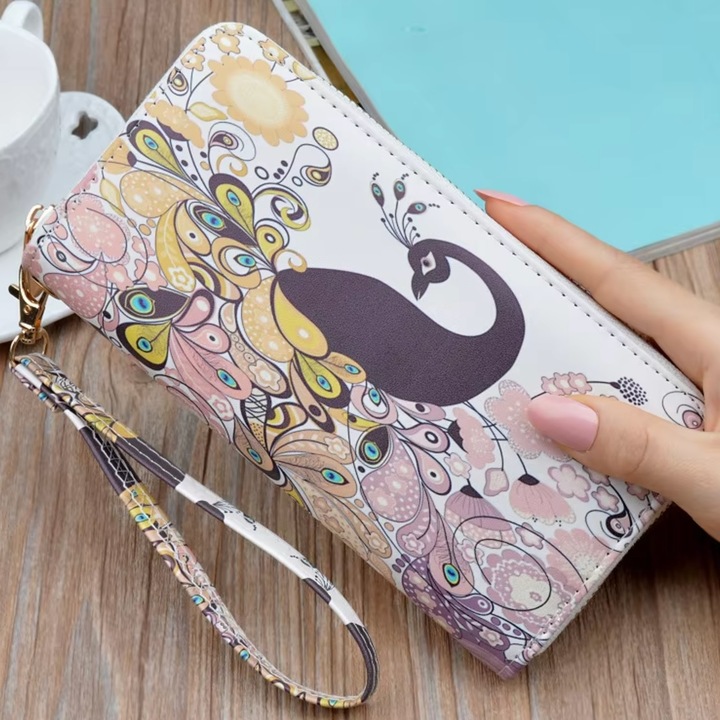 Дамско портмоне IZMAEL PE-35988, многоцветно, 10x19x2.5см