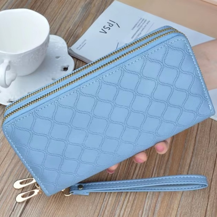 Дамски портфейл IZMAEL OT-35830, син, 19x9.5x4см