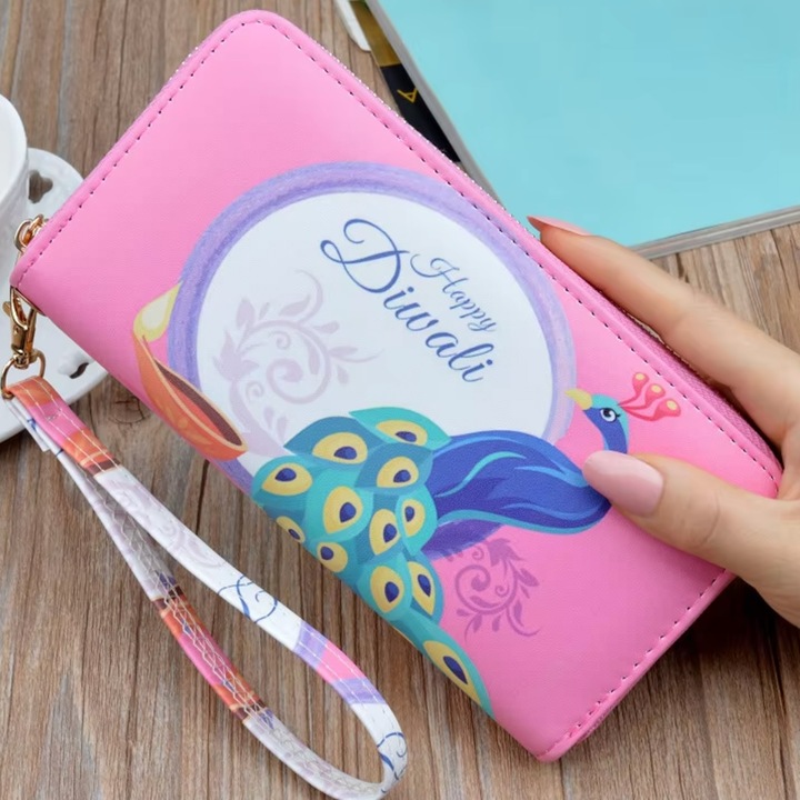 Дамски портфейл IZMAEL PE-35987, многоцветен, 10x19x2.5см