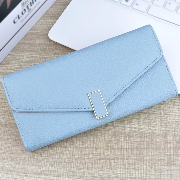 Дамско портмоне IZMAEL GE-35707, синьо, 19x9x3см