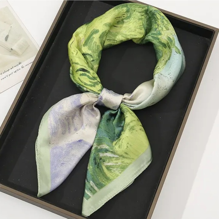 IZMAEL GL-33886 sál, zöld, 70x70cm