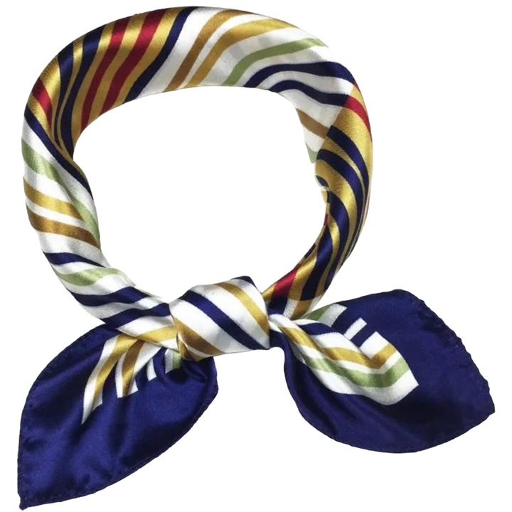 IZMAEL ST-33895 sál, kék/barna, 50x50cm