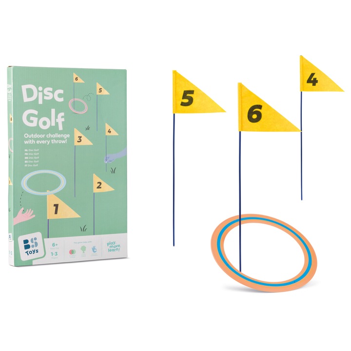 Disc Golf, joc activ de exterior, BS Toys