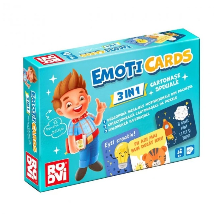 Cartonase educationale 3in1 pentru baieti