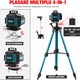 Nivela Laser Profesionala 4D 16 Linii Verde 360° MAXLIGHT, Autonivelare Automata, Trepied Reglabil, Baza Rotativa 360°, Telecomanda, 2 Acumulatori, Suport Magnetic, Ochelari Protectie, Manusi de Lucru, Valiza Transport, pentru Constructii si Amenajari Int