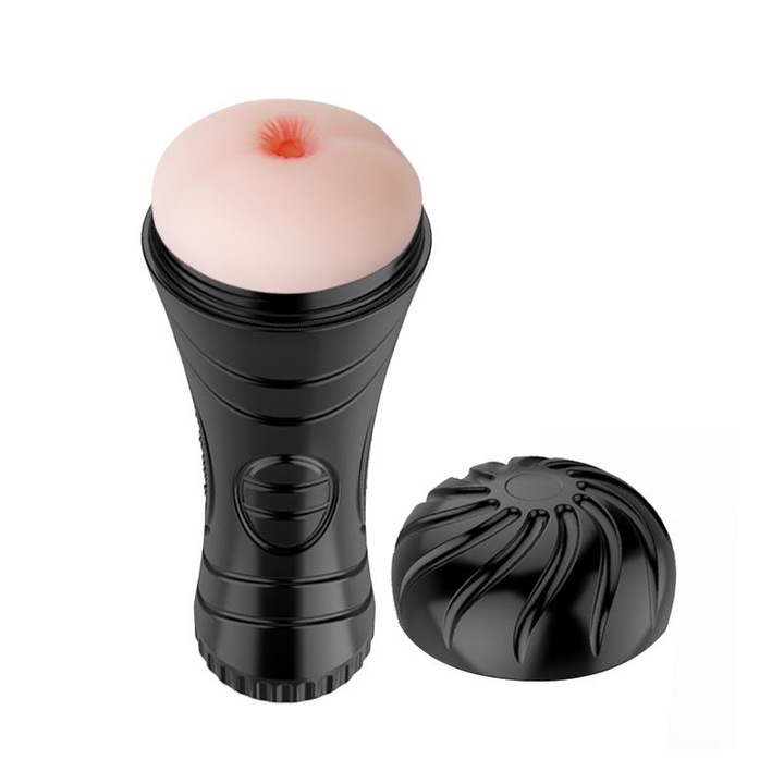 Masturbator anal BAILE, design discret, material TPE Love Skin, 24x7cm