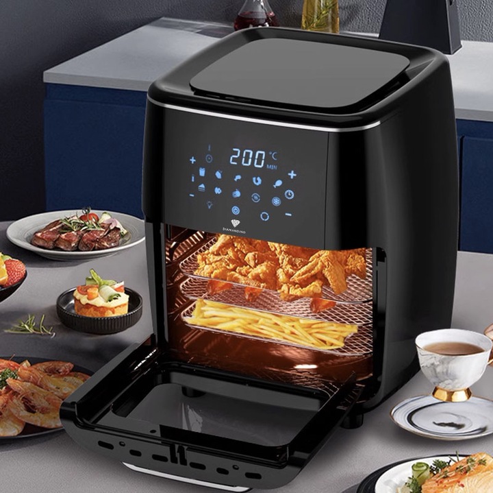 Friteuza cu aer cald airfryer Tefal Easy Fry EY5728E0 Smart & Silence