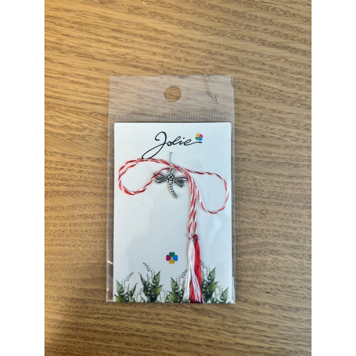 Martisor Traditional, Model Libelula, Argintiu