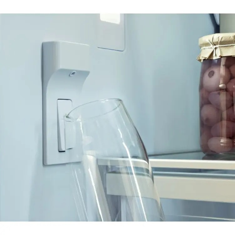 Frigider No Frost Bertazzoni, colectie Professional, capacitate 470 litri, dozator de apa cu filtru integrat, functie Super Cool, mod Eco/Vacanta/Sabbath, alerta schimbare filtru, 3 sertare inteligente Fresco, sertar Crisper, antracit