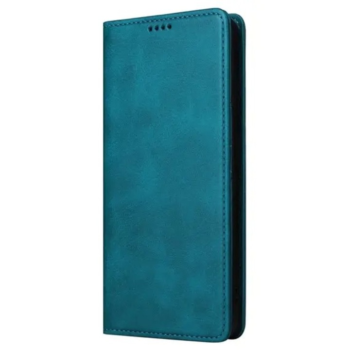 Husa Carte Premium compatibila cu Honor Magic 8 Lite/ X9d/ X70, turcoaz