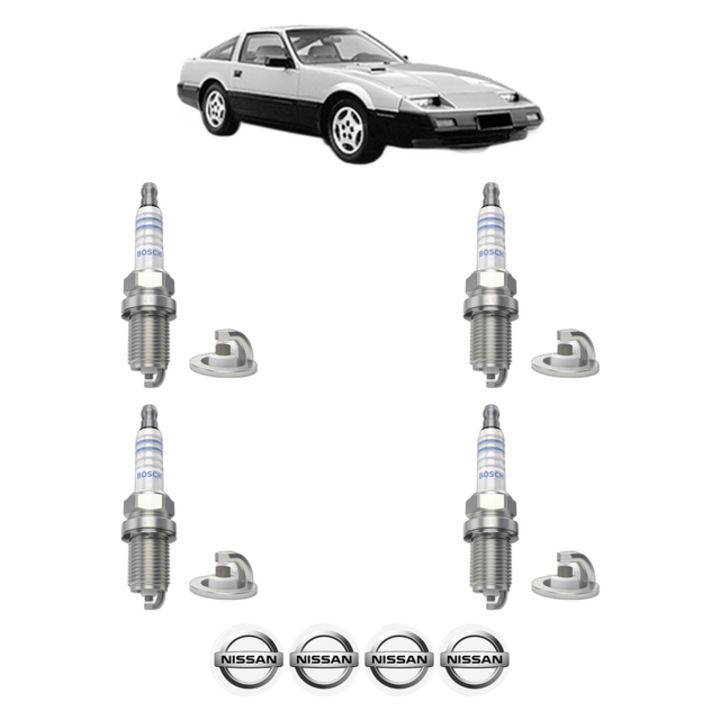 Buzin様 Set 4 Bujii Scanteie NISSAN 300ZX (Z31) 3.0 Turbo 228 CP din 1984