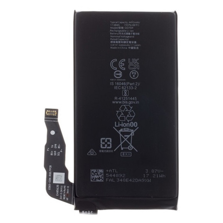 Google Pixel 8a Gigapack akkumulátor 4492mAh li-polymer, g07df kompatibilis, gigapack csomagolás