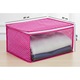 Set 2 huse mici Syamag, organizare imbracaminte, roz, 35x30x20 cm