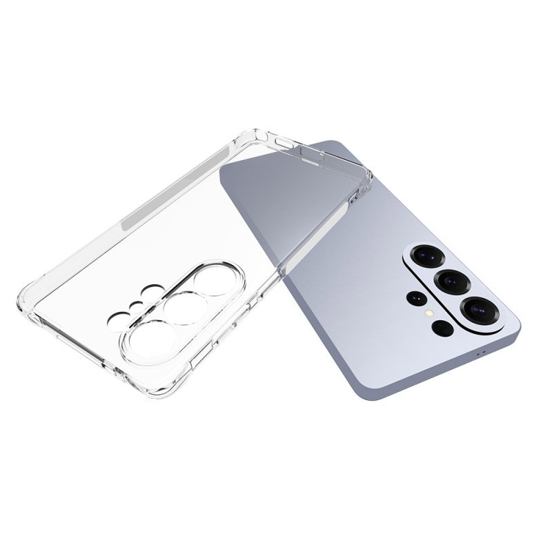 Husa protectie compatibila cu Samsung S26 Ultra din silicon transparent, Slim, perfect fit, anti alunecare, protectie camera, ISAG