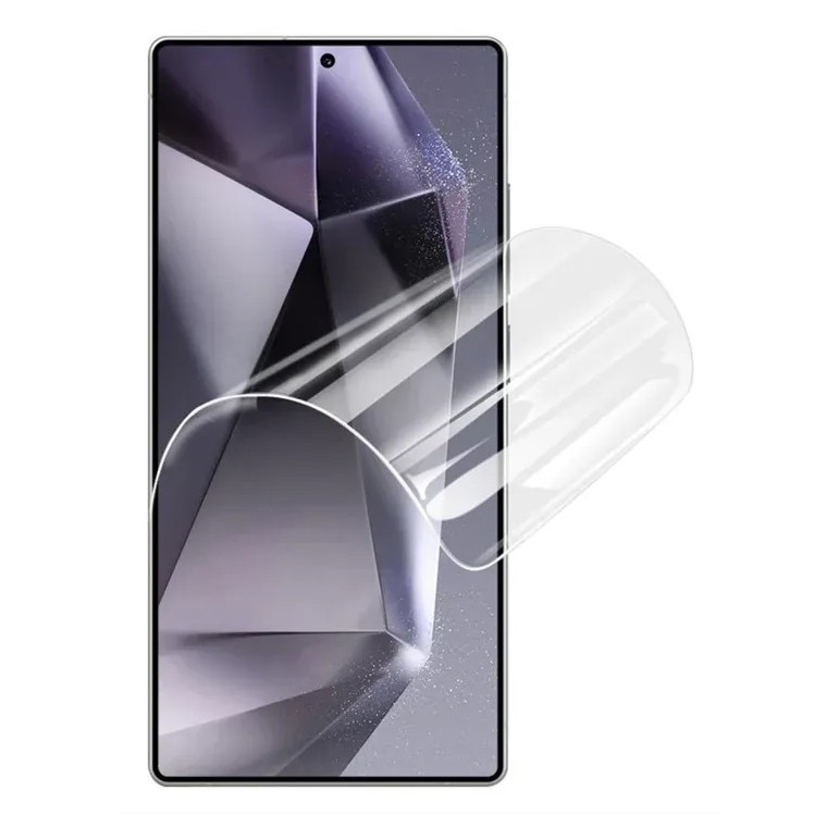 Folie de protectie ecran compatibila cu Samsung Galaxy S26 Ultra, din silicon, TPU, Perfect fit, acopera tot ecranul, transparenta, ISAG