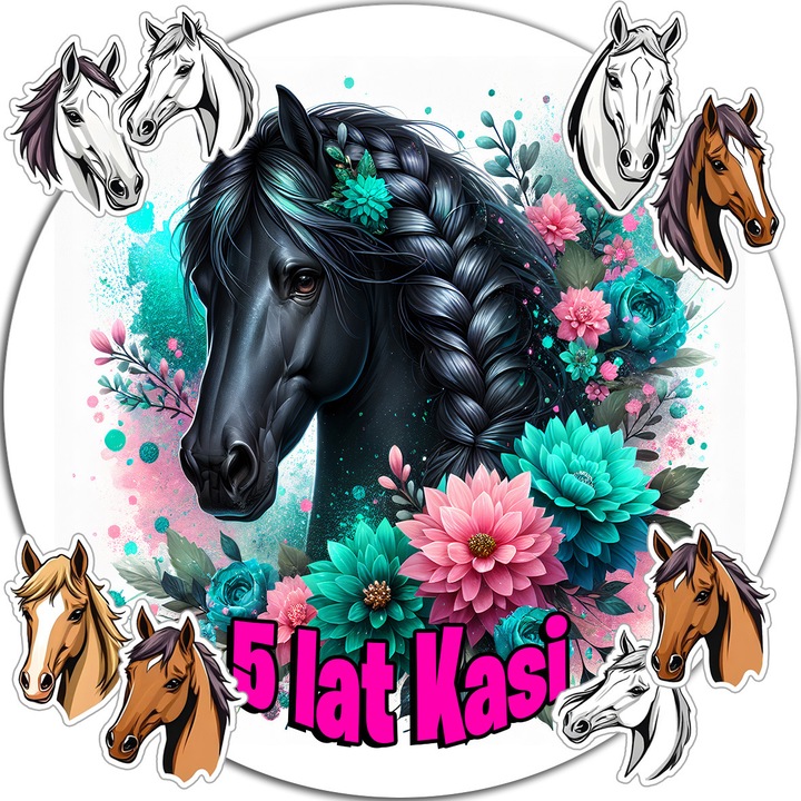 Vafa de tort 20cm, WORLD CASE, set decorare aniversara, comestibila, auto-taiata, multicolor