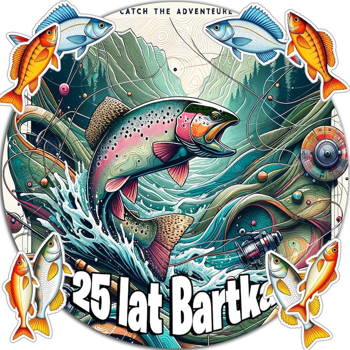 Vafa de tort 20cm, WORLD CASE, set decor aniversar, comestibila, personalizabila