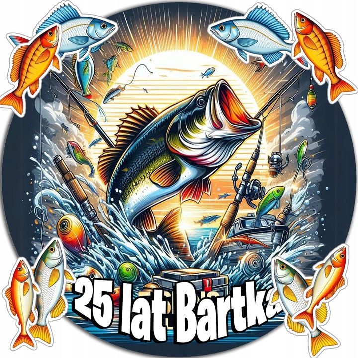 Vafa de tort 20cm, WORLD CASE, set decorativ aniversar, comestibil, personalizabil