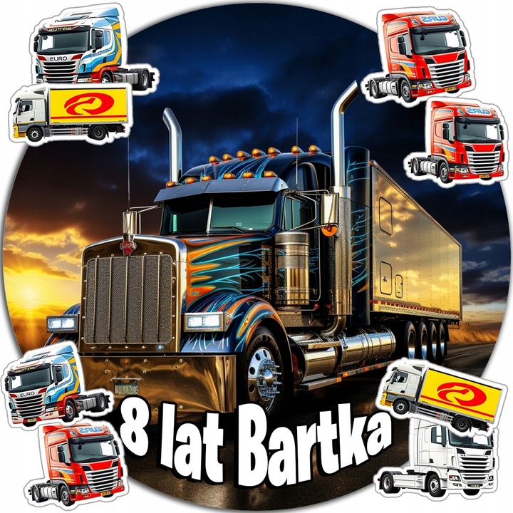 Vafa de tort 20cm, WORLD CASE, set decor aniversar, comestibila, personalizabila