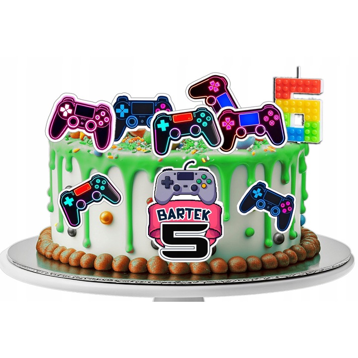 Set vafe comestibile pentru tort, WORLD CASE, 10 personaje, 7-10cm, multicolor