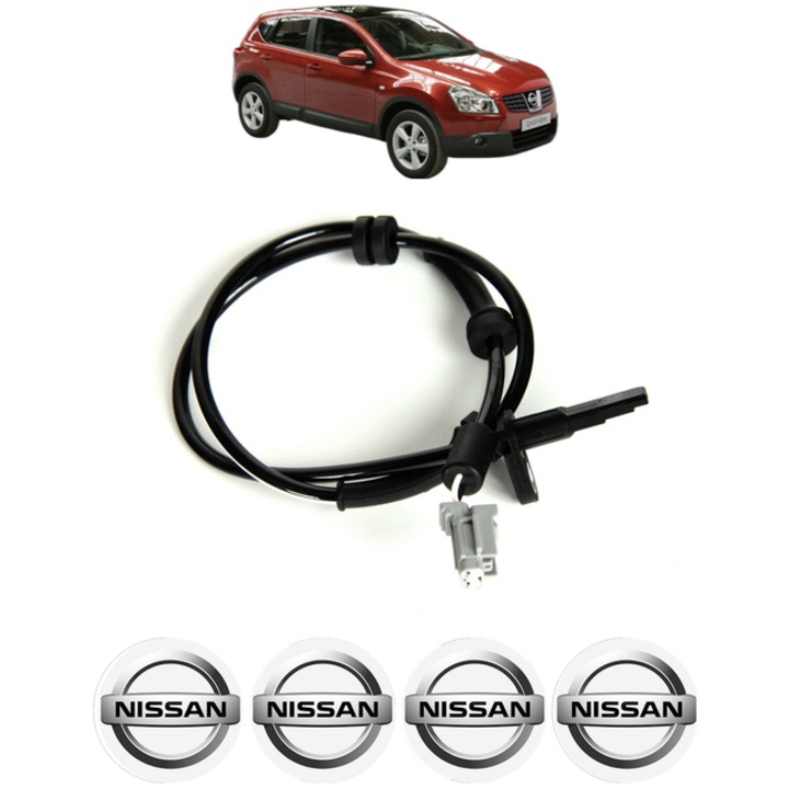 Senzor turatie roata NISSAN QASHQAI +2 (JJ10E) 2.0 CP 141 din 2008 - 2014, Bosch, 4x Stickere auto cu NISSAN
