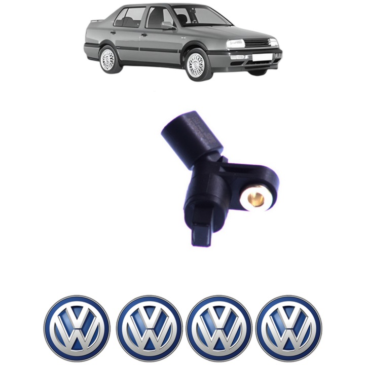 Senzor turatie roata Volkswagen VENTO (1H2) 2.8 VR6 CP 174 din 1992 - 1998, Bosch, 4x Stickere auto cu Volkswagen