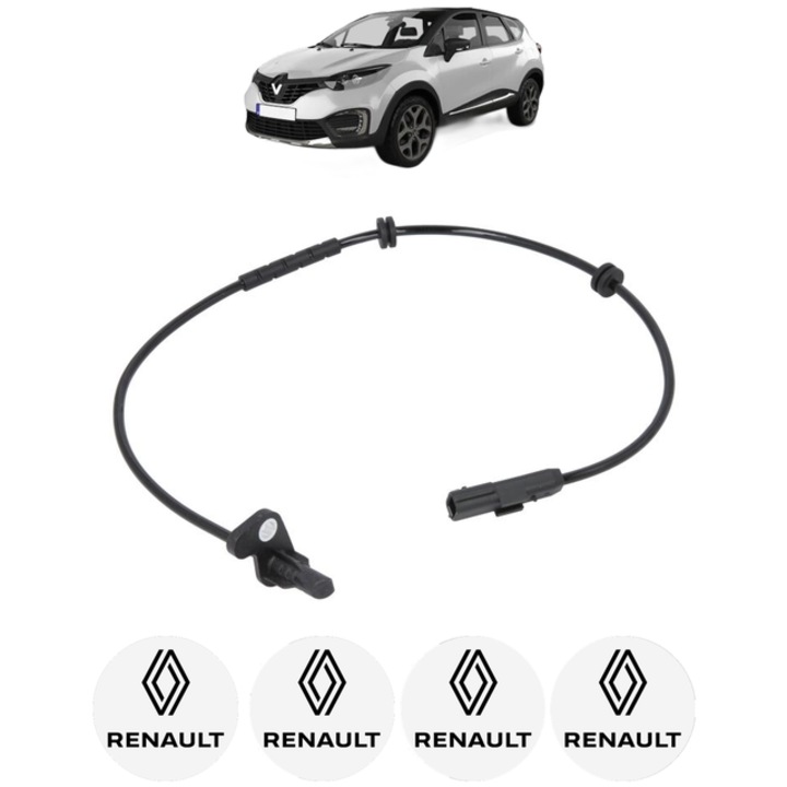 Senzor turatie roata RENAULT CAPTUR I (J5_, H5_) 0.9 TCe 90 CP 90 din 2013 - 2019, Bosch, 4x Stickere auto cu RENAULT