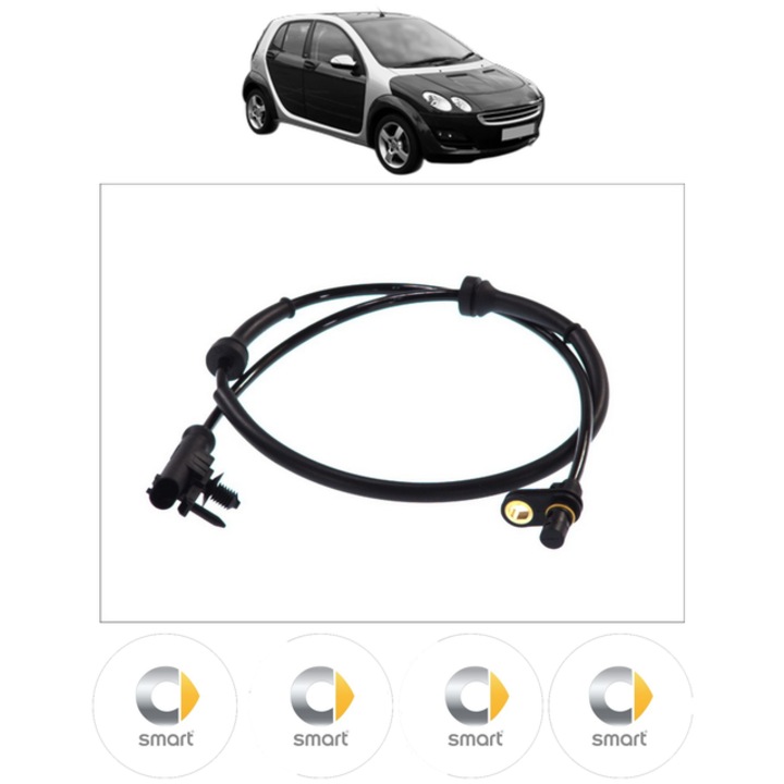 Senzor turatie roata SMART FORFOUR (454) 1.5 BRABUS (454.034) CP 177 din 2005 - 2006, Bosch, 4x Stickere auto cu SMART